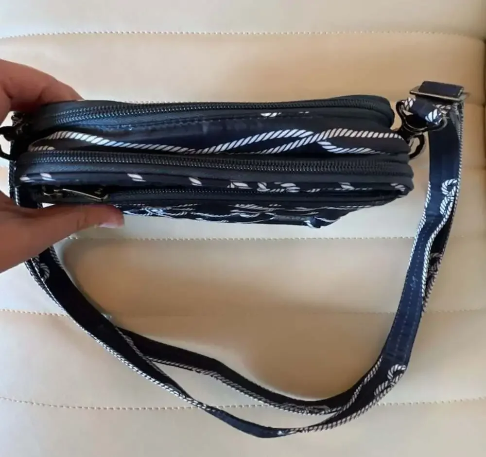 Lug Roundabout 2 Quilted Crossbody Bag in Nautical Navy